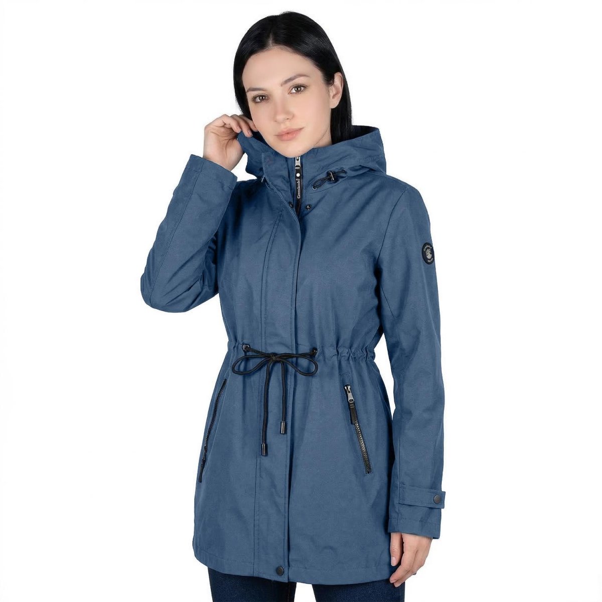 Chamarra rompevientos para mujer con capucha Greenlander - Greenlander