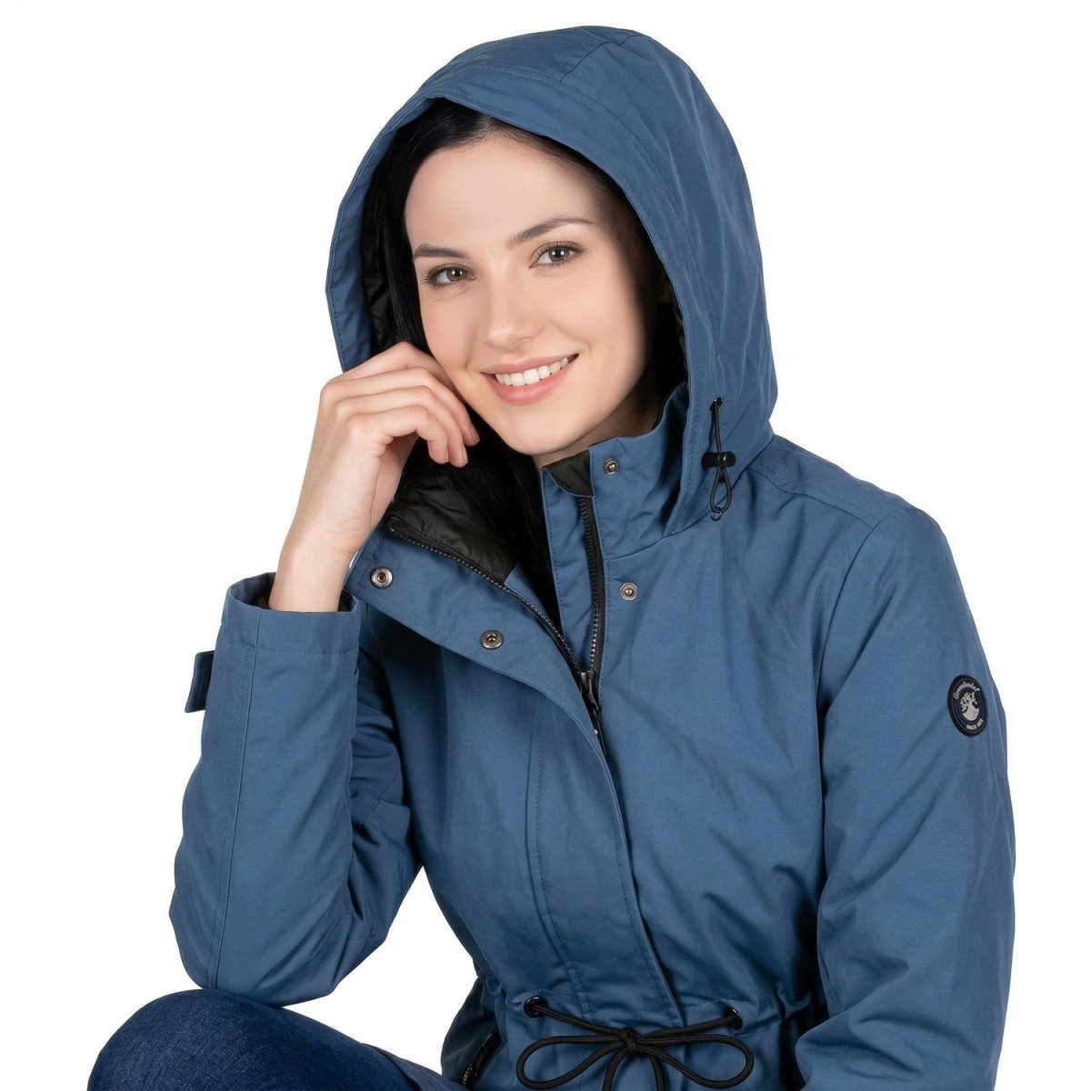 Chamarra rompevientos para mujer con capucha Greenlander - Greenlander