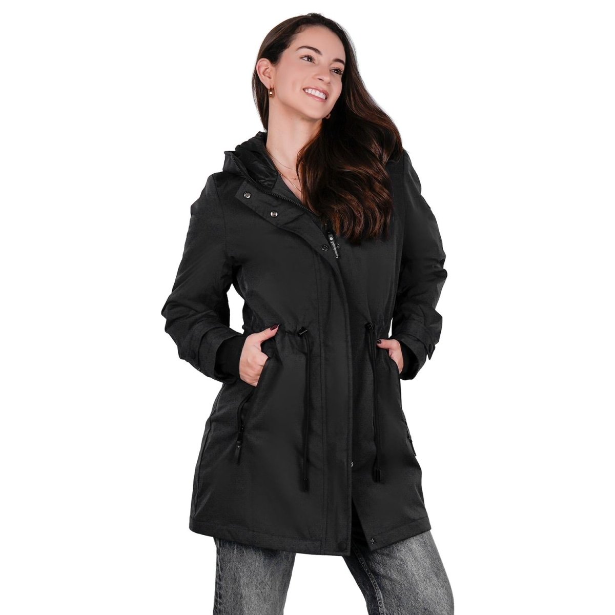 Chamarra rompevientos para mujer con capucha Greenlander - Greenlander