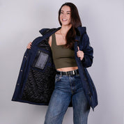 Chamarra rompevientos para mujer con capucha Greenlander - Greenlander