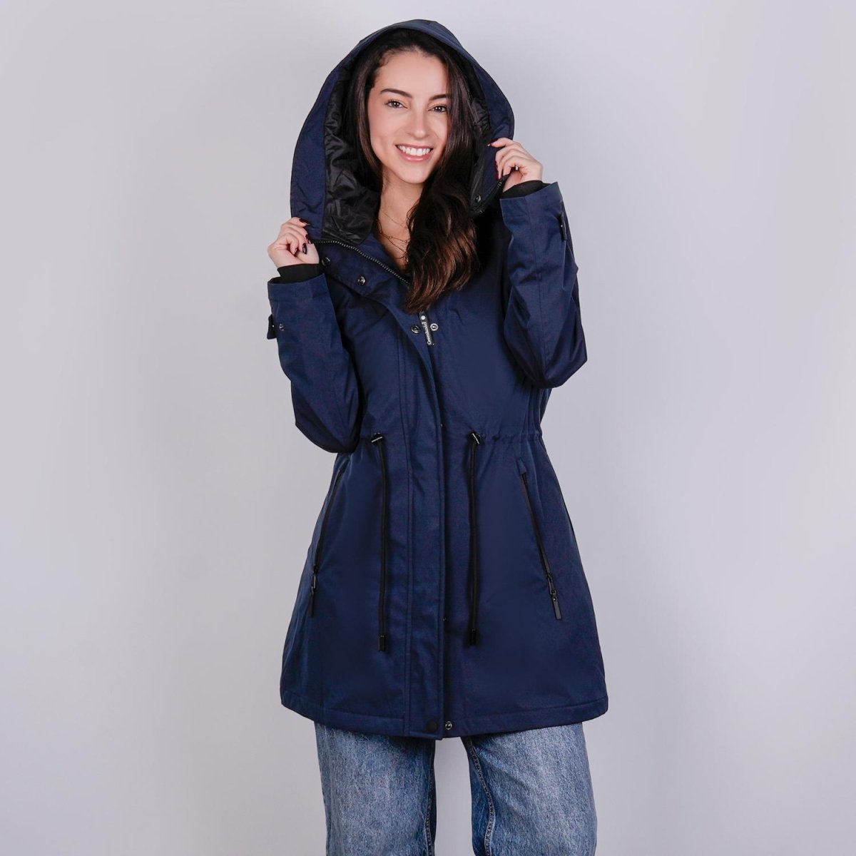 Chamarra rompevientos para mujer con capucha Greenlander - Greenlander