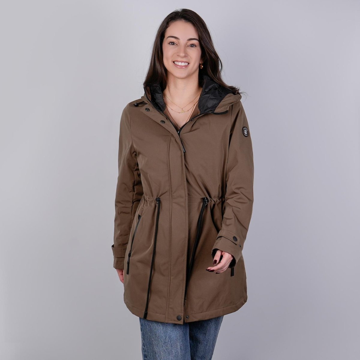 Chamarra rompevientos para mujer con capucha Greenlander - Greenlander