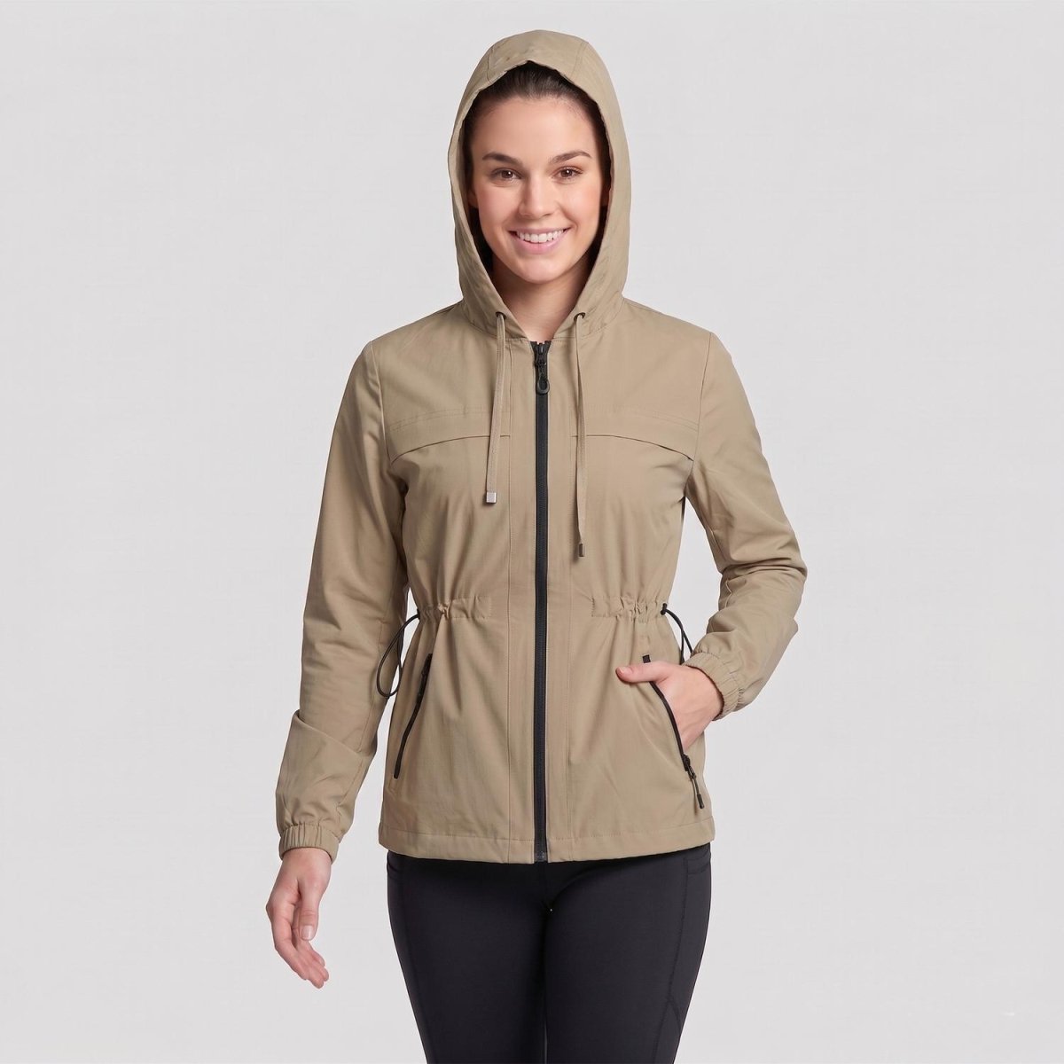 Chamarra rompevientos para mujer con capucha Greenlander - Greenlander