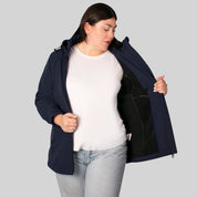 Chamarra Rompevientos Para Mujer con Gorro Desmontable Greenlander - The Original Greenlander