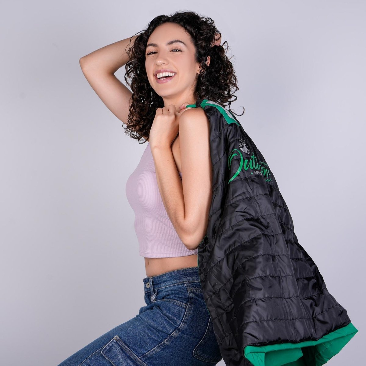 Chamarra rompevientos para mujer con gorro y bolsillo interno Greenlander - Greenlander