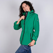 Chamarra rompevientos para mujer con gorro y bolsillo interno Greenlander - Greenlander