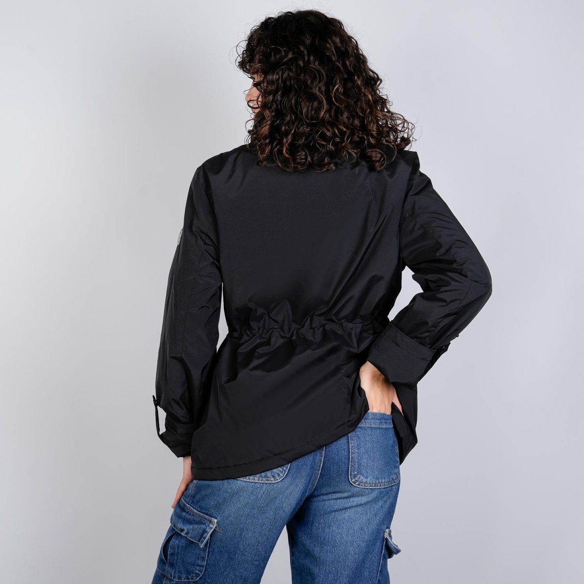 Chamarra rompevientos para mujer con gorro y bolsillo interno Greenlander - Greenlander