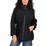 Chamarra rompevientos para mujer con gorro y bolsillo interno Greenlander - Greenlander