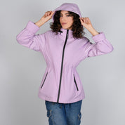 Chamarra rompevientos para mujer con gorro y bolsillo interno Greenlander - Greenlander