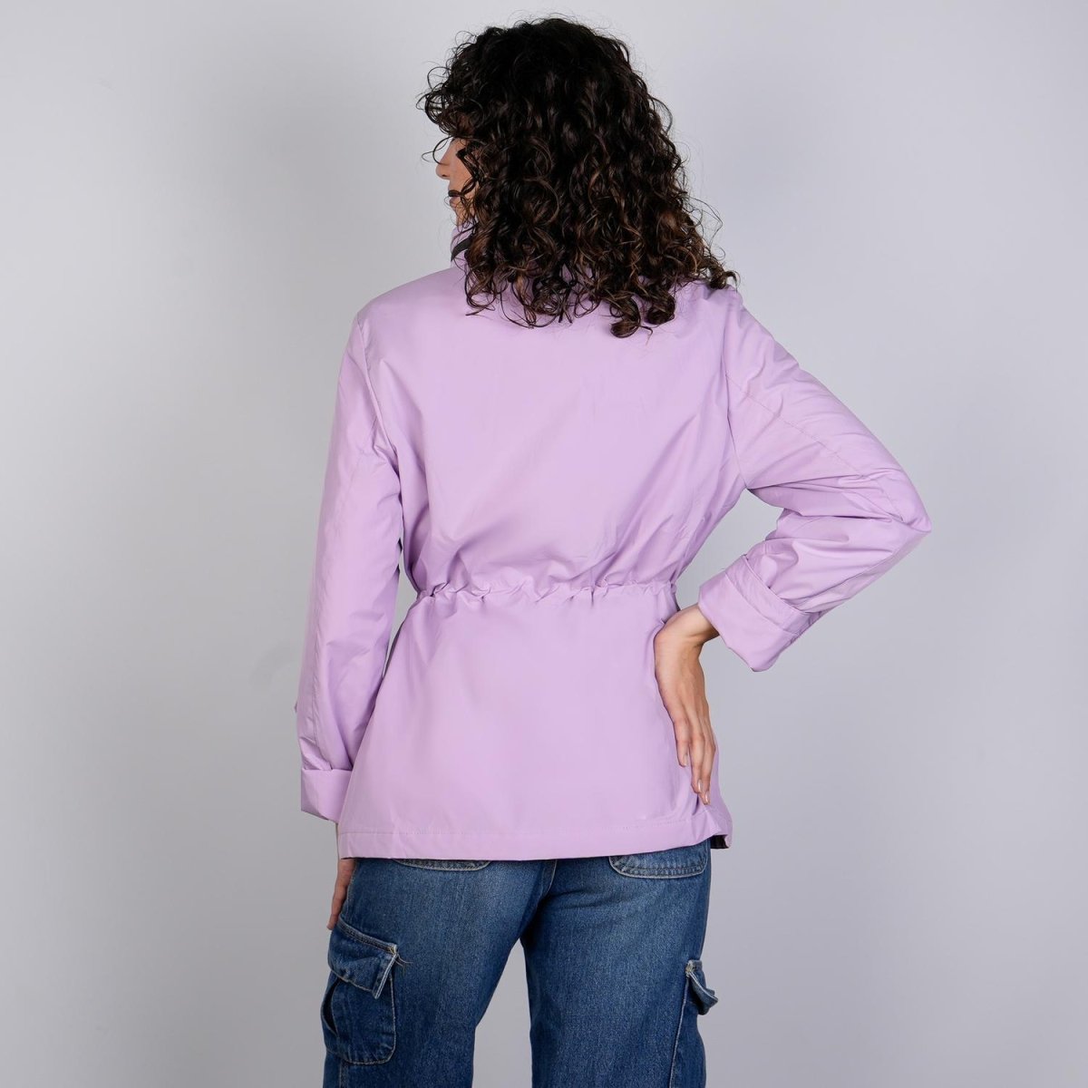 Chamarra rompevientos para mujer con gorro y bolsillo interno Greenlander - Greenlander