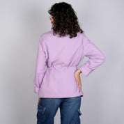 Chamarra rompevientos para mujer con gorro y bolsillo interno Greenlander - Greenlander