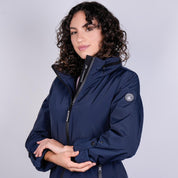 Chamarra rompevientos para mujer con gorro y bolsillo interno Greenlander - Greenlander