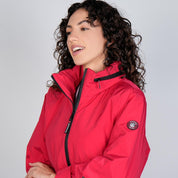 Chamarra rompevientos para mujer con gorro y bolsillo interno Greenlander - Greenlander