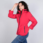 Chamarra rompevientos para mujer con gorro y bolsillo interno Greenlander - Greenlander