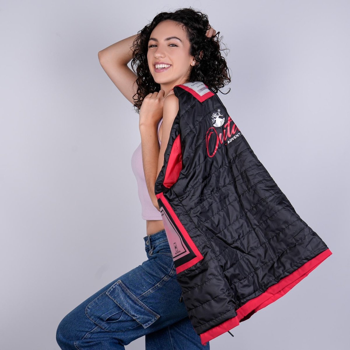 Chamarra rompevientos para mujer con gorro y bolsillo interno Greenlander - Greenlander