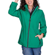 Chamarra rompevientos para mujer con gorro y bolsillo interno Greenlander - Greenlander