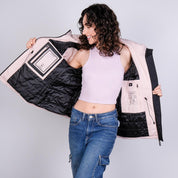 Chamarra rompevientos para mujer con gorro y bolsillo interno Greenlander - Greenlander