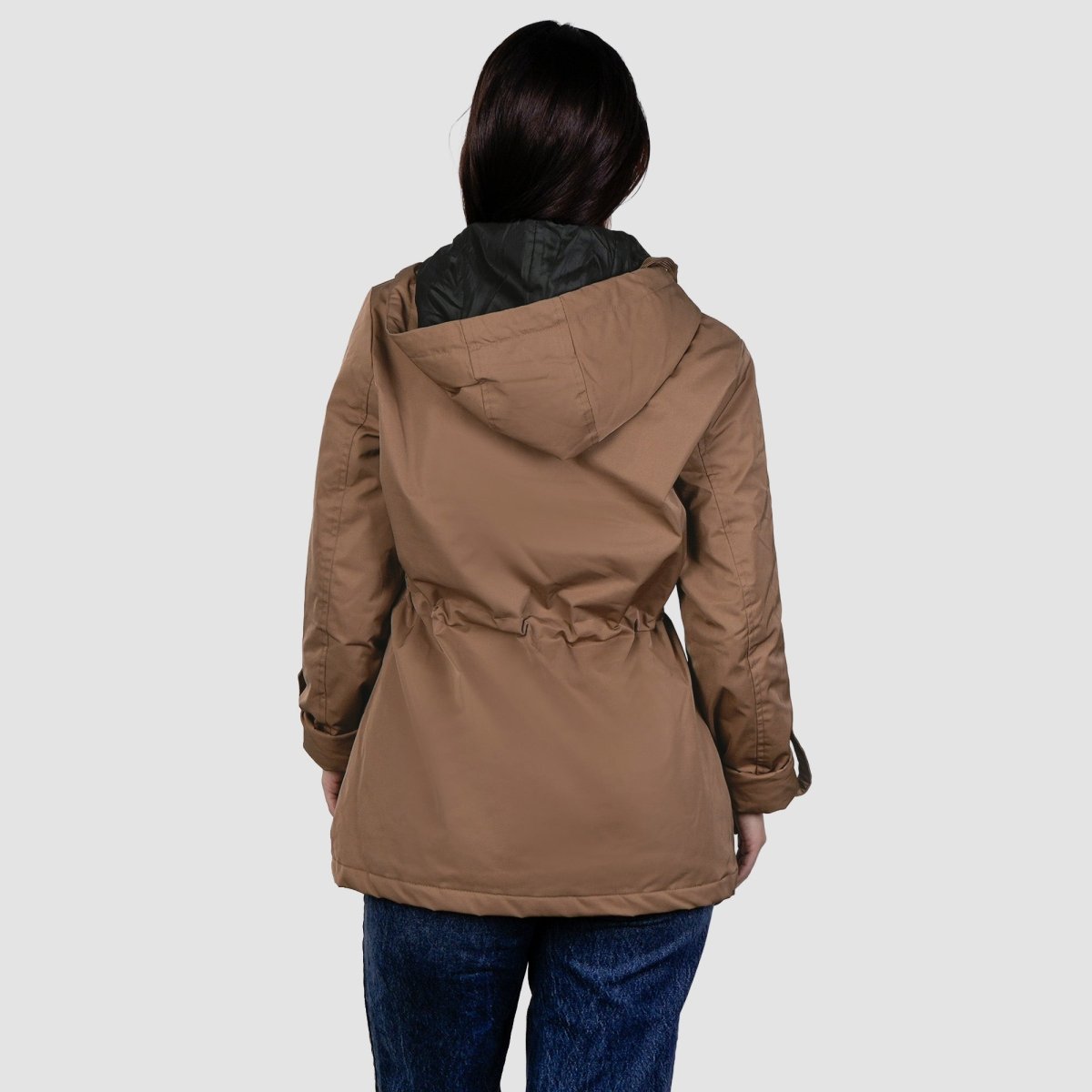 Chamarra rompevientos para mujer con gorro y bolsillo interno Greenlander - Greenlander