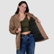 Chamarra rompevientos para mujer con gorro y bolsillo interno Greenlander - Greenlander