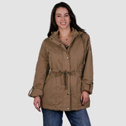 Chamarra rompevientos para mujer con gorro y bolsillo interno Greenlander - Greenlander