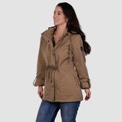 Chamarra rompevientos para mujer con gorro y bolsillo interno Greenlander - Greenlander