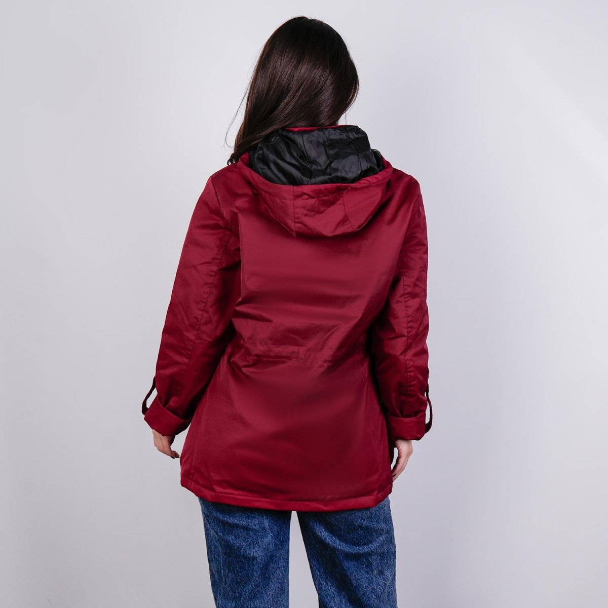 Chamarra rompevientos para mujer con gorro y bolsillo interno Greenlander - Greenlander