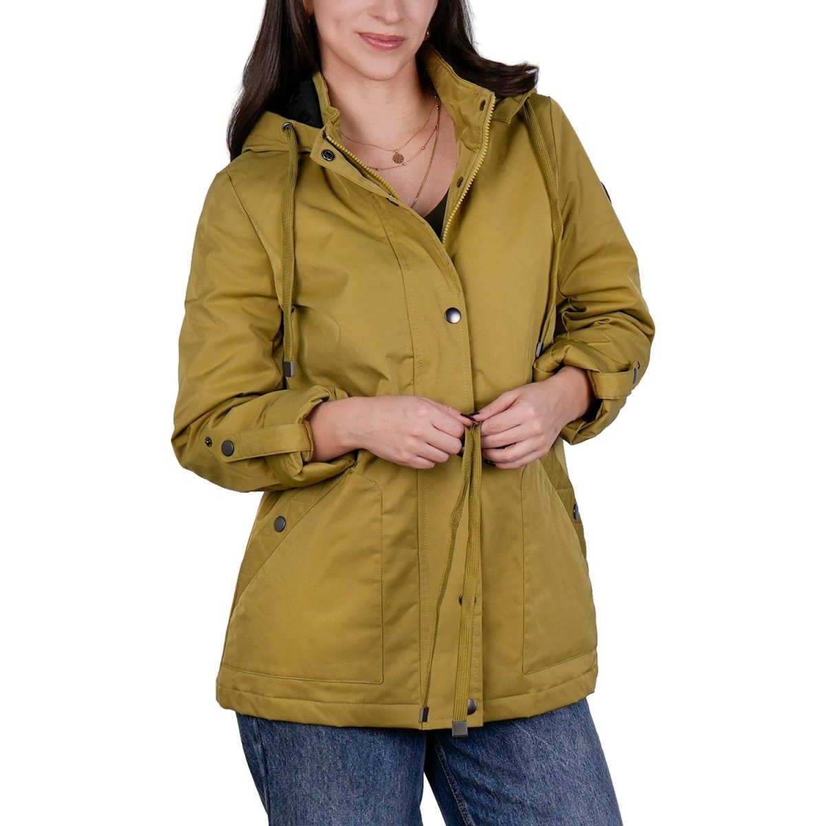 Chamarra rompevientos para mujer con gorro y bolsillo interno Greenlander - Greenlander