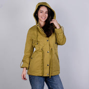 Chamarra rompevientos para mujer con gorro y bolsillo interno Greenlander - Greenlander