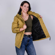 Chamarra rompevientos para mujer con gorro y bolsillo interno Greenlander - Greenlander