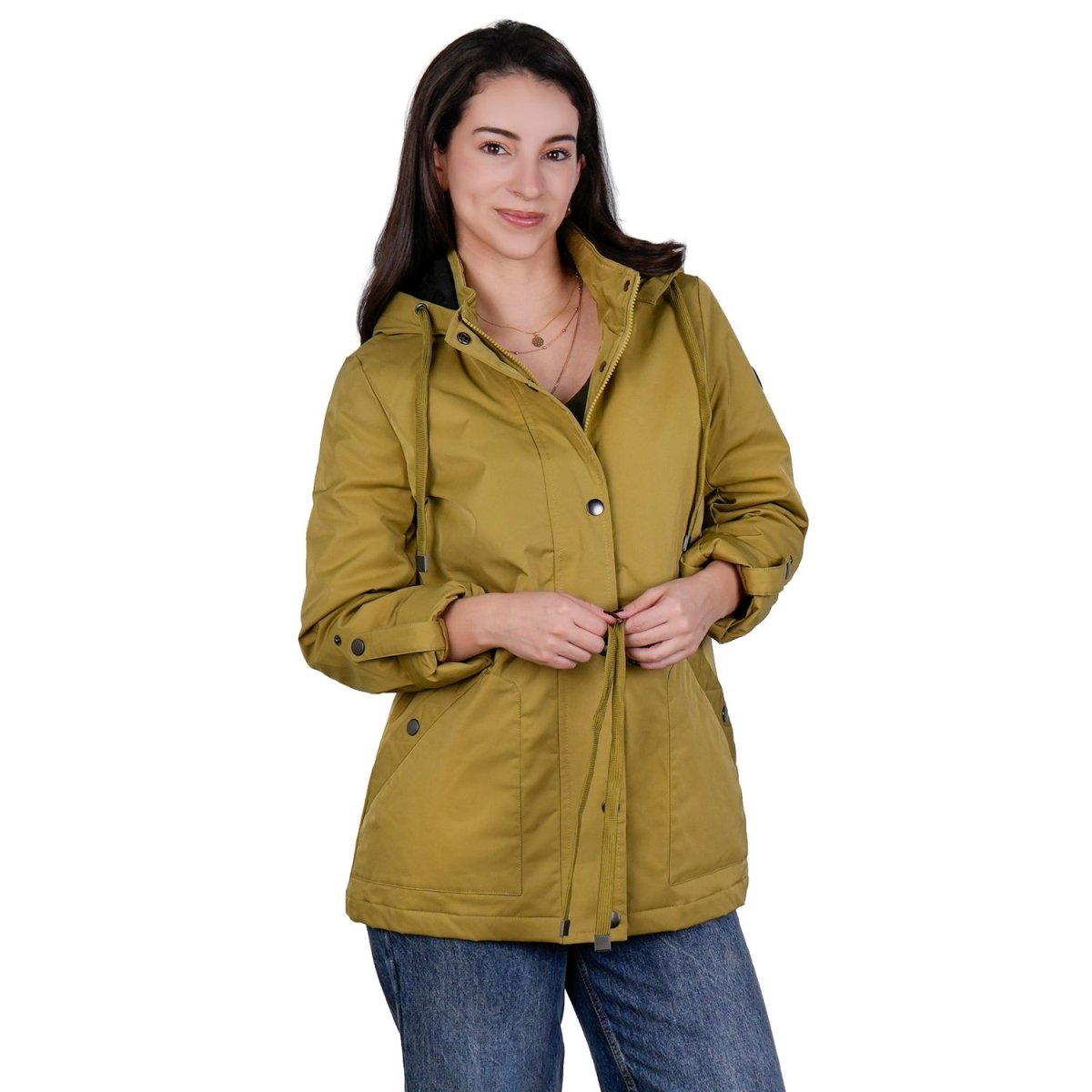 Chamarra rompevientos para mujer con gorro y bolsillo interno Greenlander - Greenlander