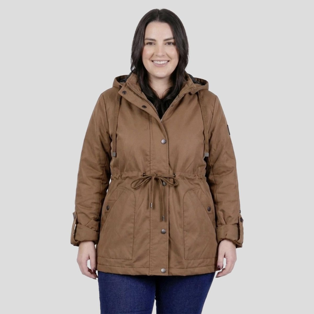 Chamarra rompevientos para mujer con gorro y bolsillo interno Greenlander - Greenlander