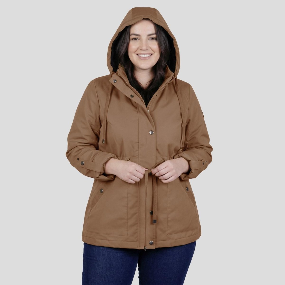 Chamarra rompevientos para mujer con gorro y bolsillo interno Greenlander - Greenlander