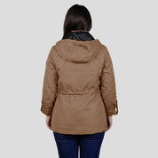 Chamarra rompevientos para mujer con gorro y bolsillo interno Greenlander - Greenlander