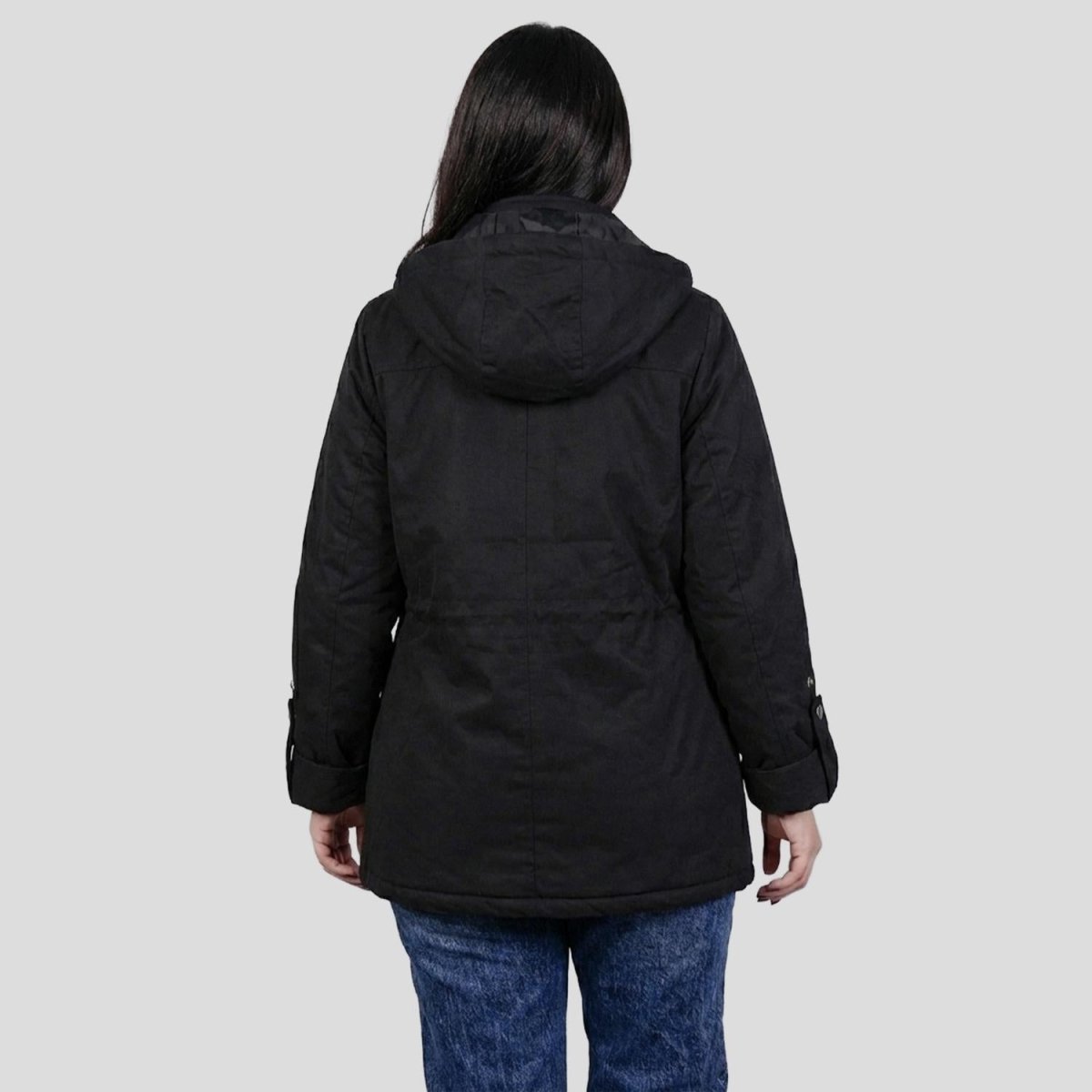 Chamarra rompevientos para mujer con gorro y bolsillo interno Greenlander - Greenlander