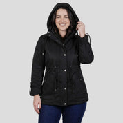 Chamarra rompevientos para mujer con gorro y bolsillo interno Greenlander - Greenlander