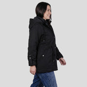 Chamarra rompevientos para mujer con gorro y bolsillo interno Greenlander - Greenlander