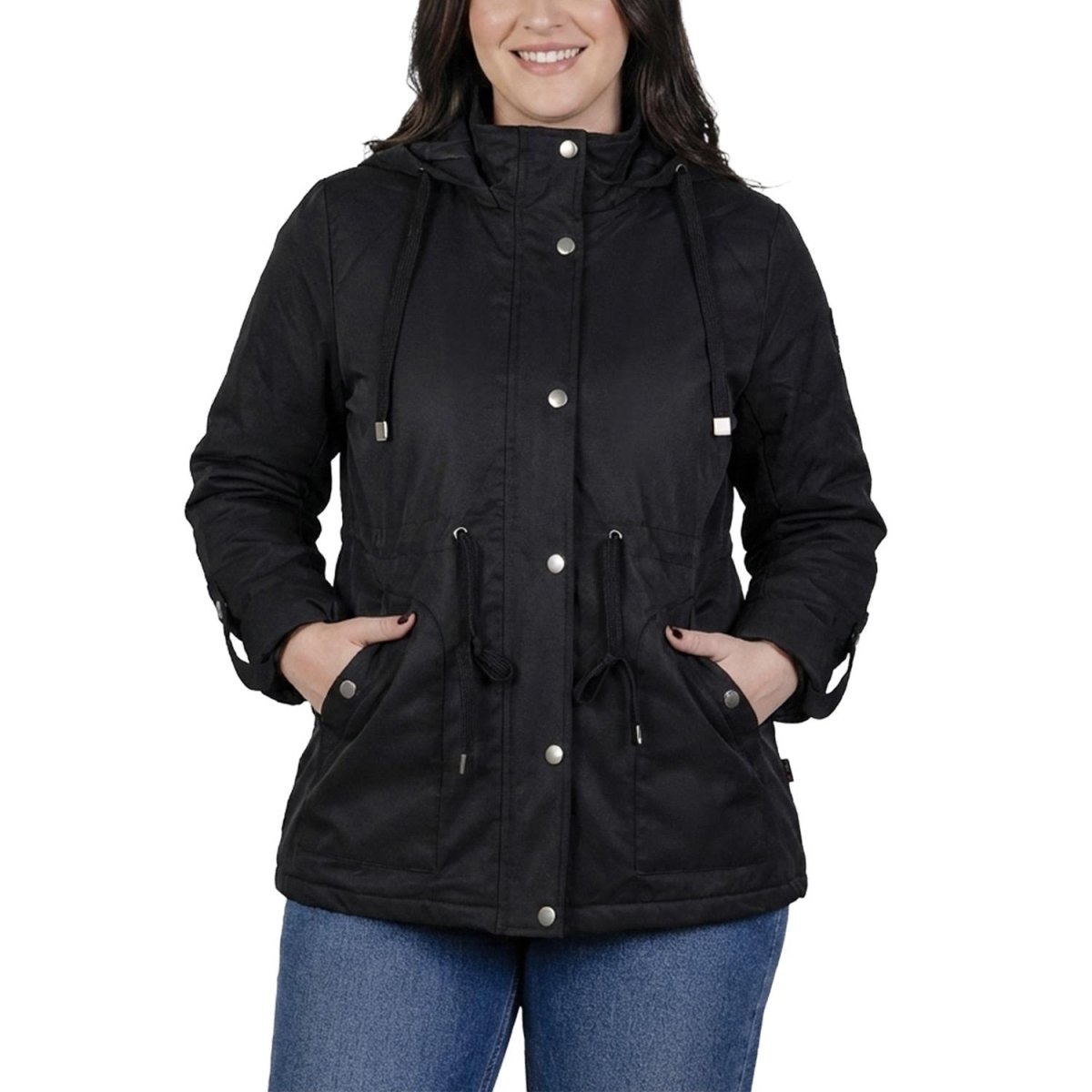 Chamarra rompevientos para mujer con gorro y bolsillo interno Greenlander - Greenlander