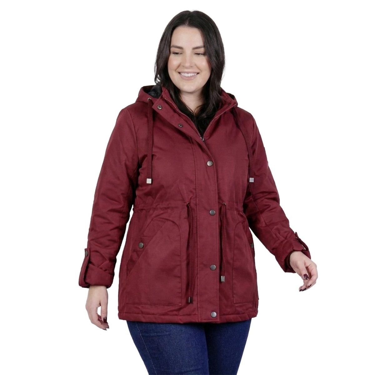 Chamarra rompevientos para mujer con gorro y bolsillo interno Greenlander - Greenlander