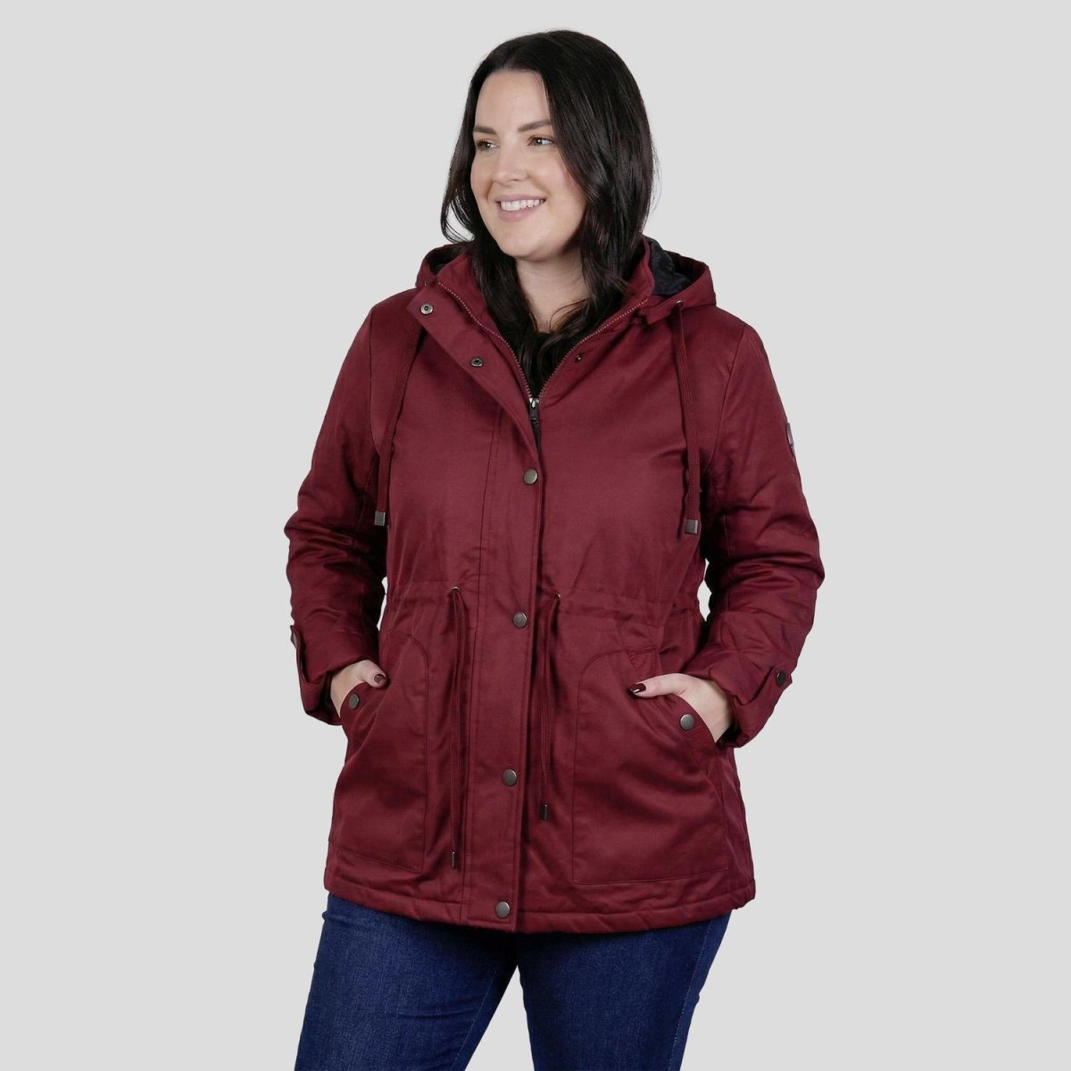 Chamarra rompevientos para mujer con gorro y bolsillo interno Greenlander - Greenlander