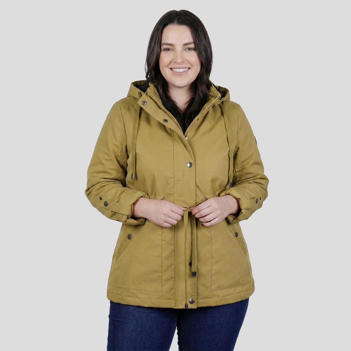 Chamarra rompevientos para mujer con gorro y bolsillo interno Greenlander - Greenlander