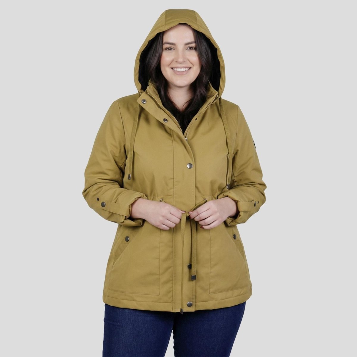 Chamarra rompevientos para mujer con gorro y bolsillo interno Greenlander - Greenlander