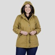 Chamarra rompevientos para mujer con gorro y bolsillo interno Greenlander - Greenlander