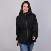 Chamarra rompevientos para mujer con gorro y bolsillo interno Greenlander - Greenlander