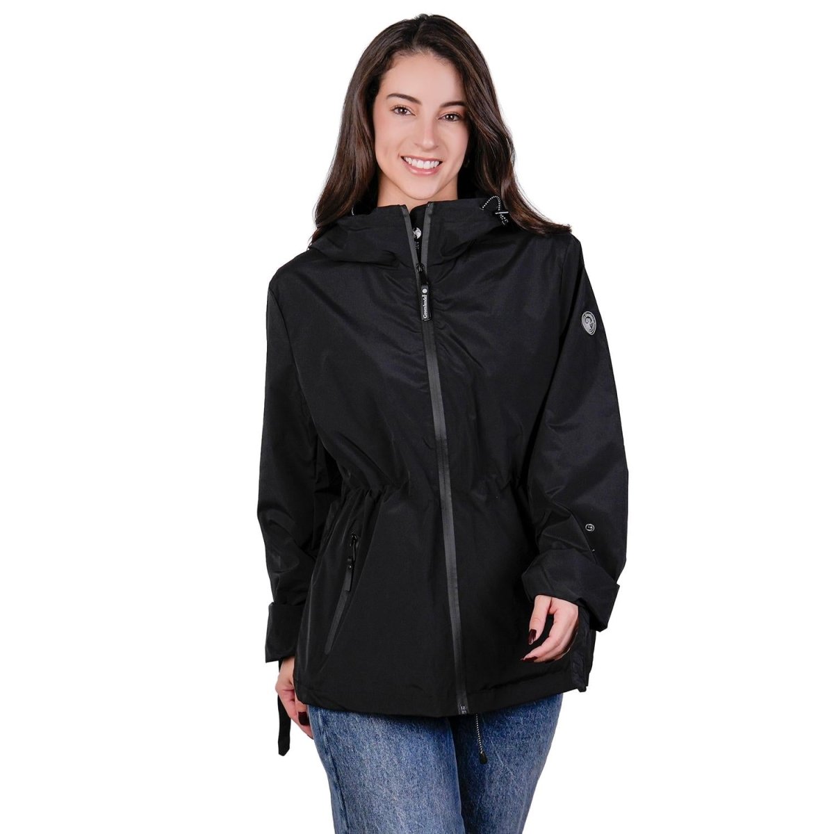 Chamarra rompevientos para mujer con gorro y bolsillo interno Greenlander - Greenlander