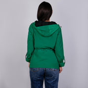 Chamarra rompevientos para mujer con gorro y bolsillo interno Greenlander - Greenlander