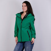 Chamarra rompevientos para mujer con gorro y bolsillo interno Greenlander - Greenlander