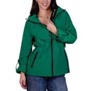 Chamarra rompevientos para mujer con gorro y bolsillo interno Greenlander - Greenlander