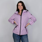 Chamarra rompevientos para mujer con gorro y bolsillo interno Greenlander - Greenlander