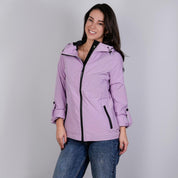 Chamarra rompevientos para mujer con gorro y bolsillo interno Greenlander - Greenlander