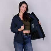 Chamarra rompevientos para mujer con gorro y bolsillo interno Greenlander - Greenlander